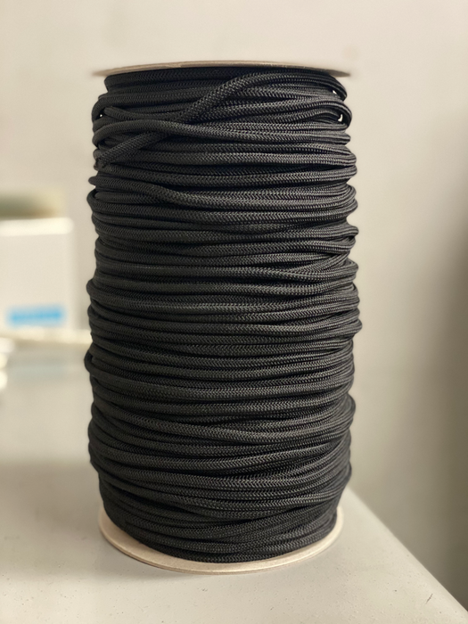 Knitted Drawstring Cord 80B 144Yards Black/White