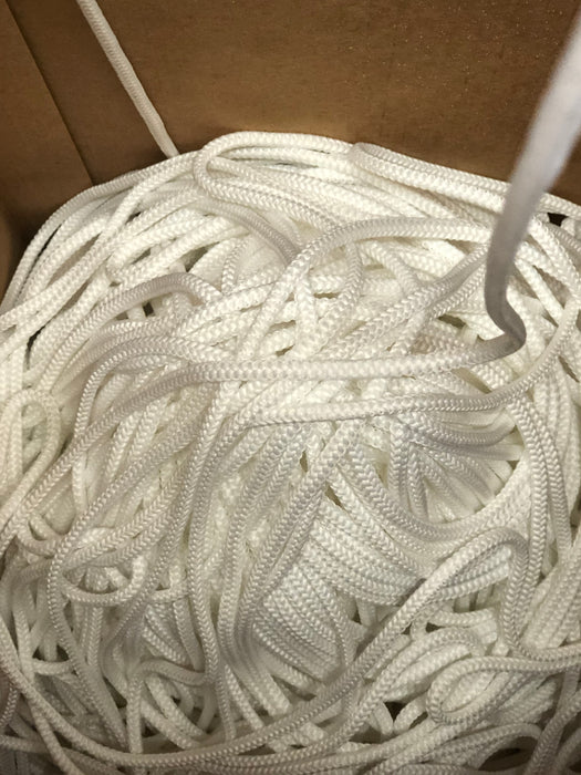 white knitted elastics