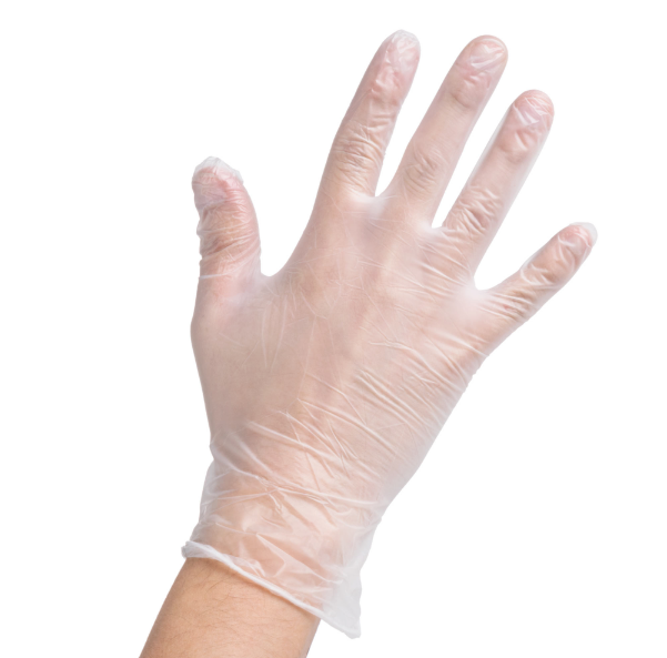 Disposable Vinyl Gloves, 50 Pairs per Box