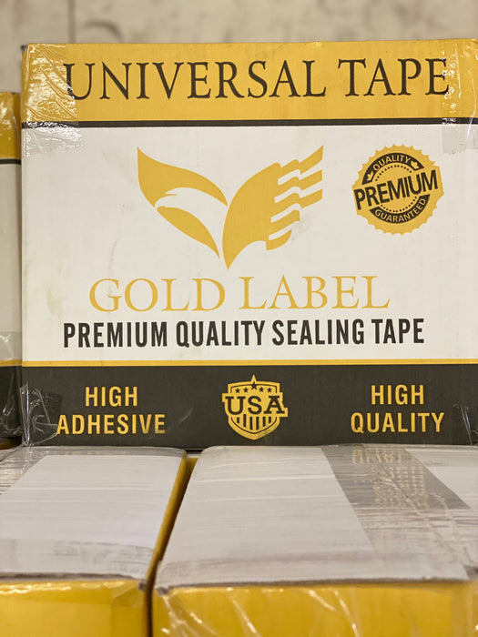 3" Carton Sealing Tape (Clear/Tan) - 110 Yards 2.0 Mil, 24 Rolls Per Box