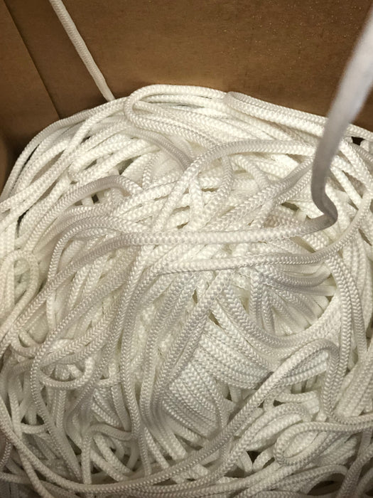white knitted elastics 