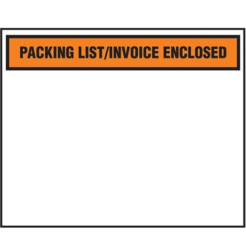 5.5 x 7.5" Packing List, 1,000 Per Box