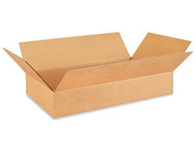 23 1/2 x 14 x 4" Corrugated Boxes, 25 Per Bundle